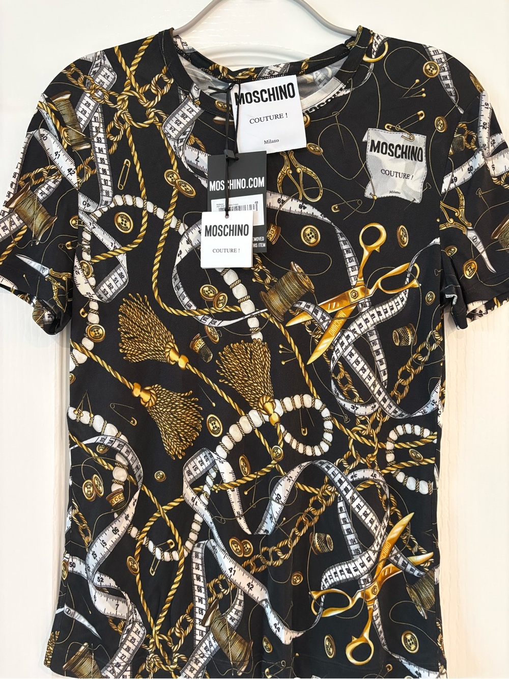 Moschino couture $485  woman’s shirt